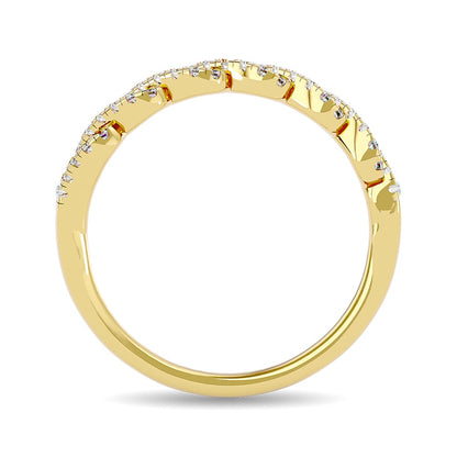Diamond 1/6 Ct.tw Stackable Ring in 14K Yellow Gold