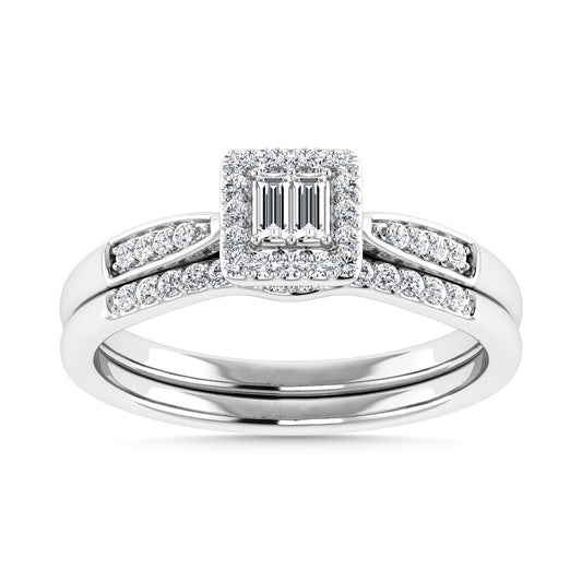 Diamond 1/4 Ct.Tw. Bridal Ring in 10K White Gold