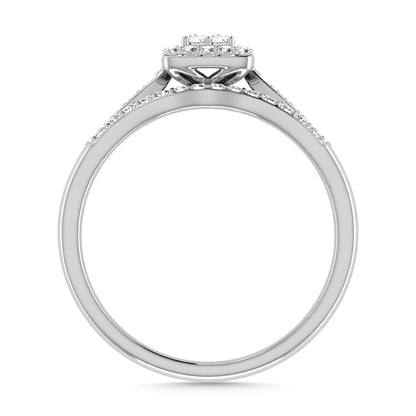 Diamond 1/4 Ct.Tw. Bridal Ring in 10K White Gold