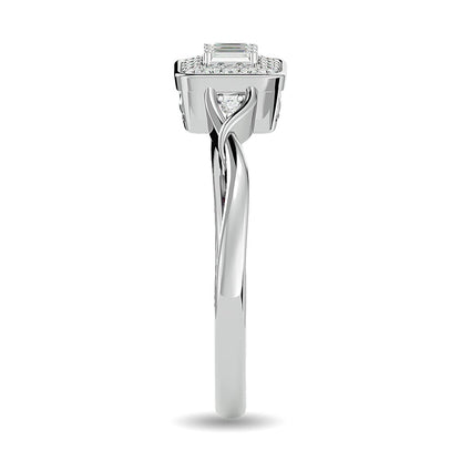 Diamond 1/6 Ct.tw Promise Ring in 10K White Gold