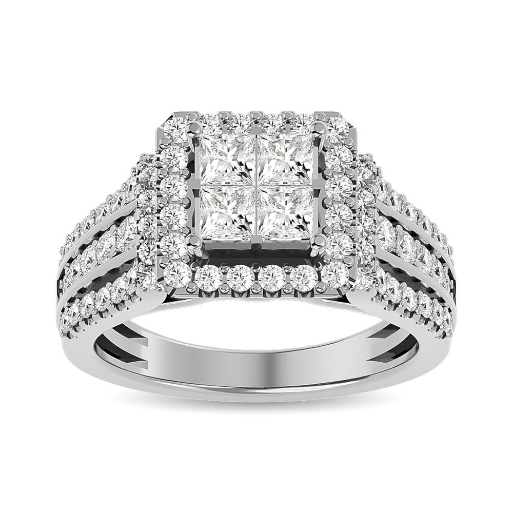 Diamond Engagement Ring 1 Ct.tw in 14K White Gold