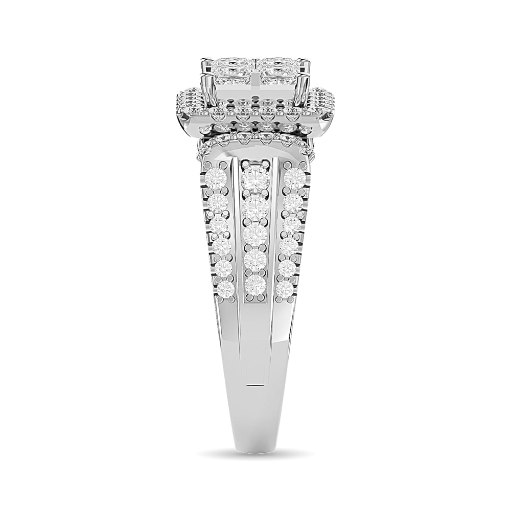 Diamond Engagement Ring 1 Ct.tw in 14K White Gold