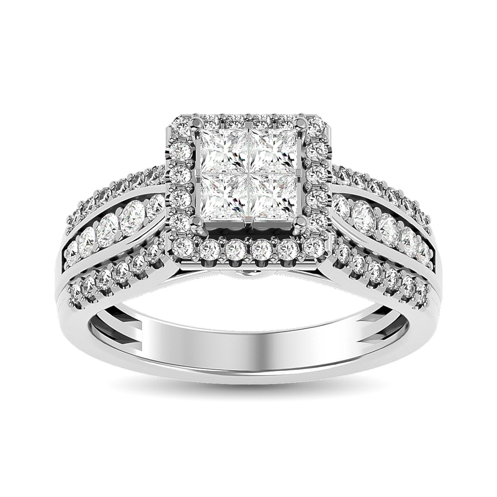 Diamond Engagement Ring 1 Ct.tw in 14K White Gold