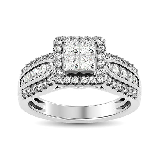 Diamond Engagement Ring 1 Ct.tw in 14K White Gold