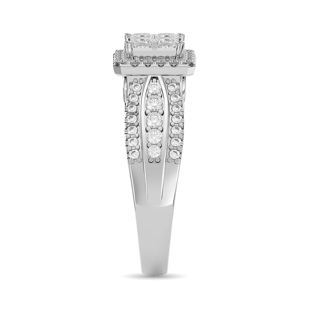 Diamond Engagement Ring 1 Ct.tw in 14K White Gold