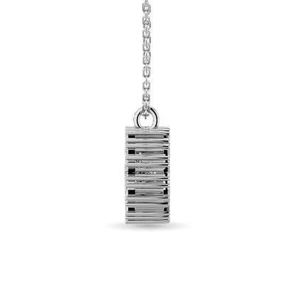 10KT WHITE GOLD 1/6CT.TW DIAMOND PENDANT