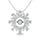 Diamond 1/4 Ct.Tw. Shimmering Pendant in 14K White Gold