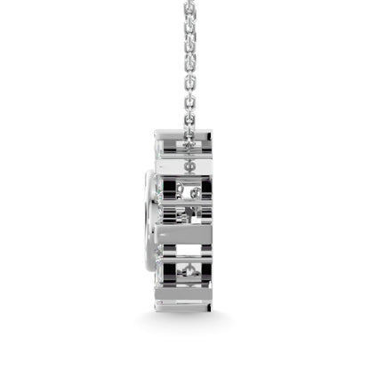 Diamond 1/4 Ct.Tw. Shimmering Pendant in 14K White Gold