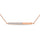 Diamond 1/10 Ct.Tw. Bar Necklace in 10K Rose Gold
