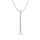 10KT WHITE GOLD 1/10CT.TW DIAMOND PENDANT