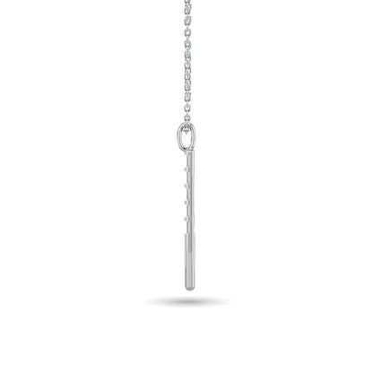 10KT WHITE GOLD 1/10CT.TW DIAMOND PENDANT