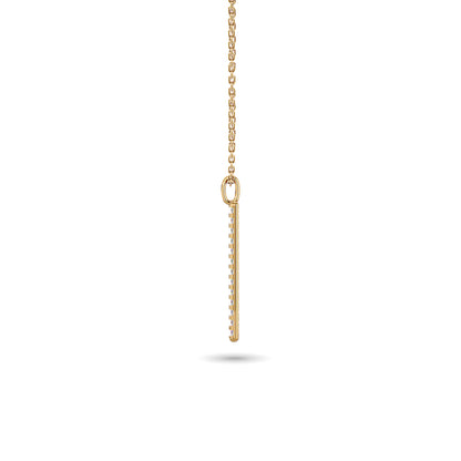 10KT WHITE GOLD 1/10CT.TW DIAMOND PENDANT