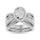 Diamond 1 Ct.tw Engagement Ring in 14K White Gold