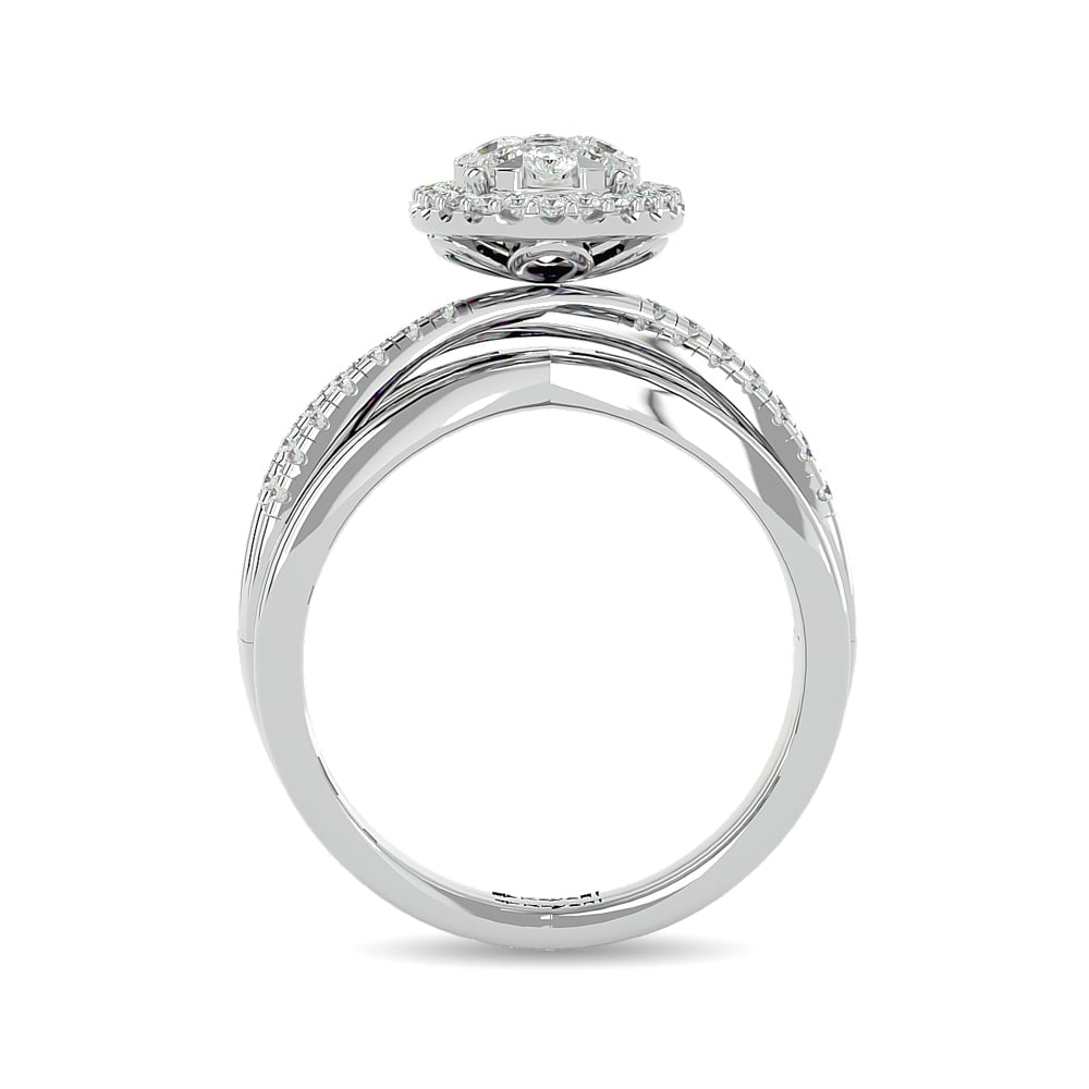 Diamond 1 Ct.tw Engagement Ring in 14K White Gold
