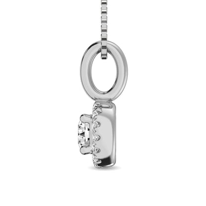 Diamond 1/5 Ct.tw Round Cut Fashion Pendant in 10K White Gold