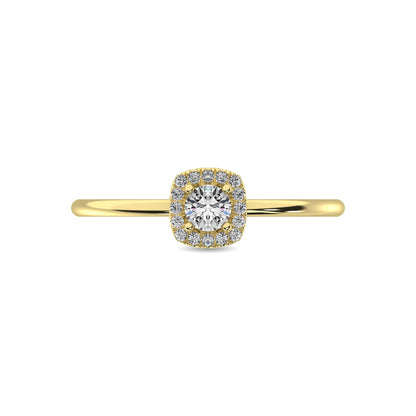 Diamond 1/5 Ct.tw Round Cut Fashion Ring in 10K Yellow Gold