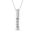 Diamond 1/20 Ct.tw Triology Pendant in 10K White Gold