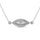Diamond 1/10 Ct.tw Round Cut Fashion Necklace in 10K White Gold