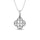 Diamond 1/10 Ct.tw Fashion Pendant in 10K White Gold