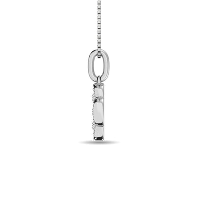 Diamond 1/10 Ct.tw Fashion Pendant in 10K White Gold
