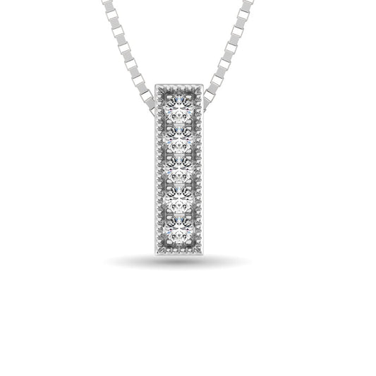 Diamond 1/20 Ct.tw Fashion Pendant in 10K White Gold
