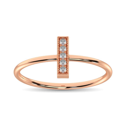 Diamond 1/20 Ct.Tw. Fashion Ring in 10K Rose Gold
