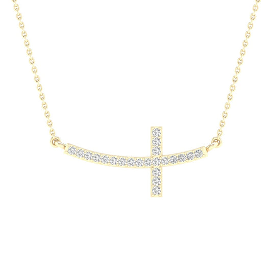 10K 0.06ct Diamond Neckalce