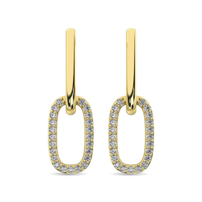 Diamond Fashion Earrings 1/5 Ct.tw in 14K Yellow Gold