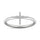 Diamond 1/20 Ct.tw Cross Ring in 10K White Gold