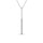 Diamond 1/8 Ct.tw Diamline Bar Pendant in 10K White Gold