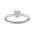 Diamond 1/10 Ct.tw Bezel Set Ring in 10K White Gold