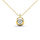 Diamond 1/10 Ct.tw Bezel Set Pendant in 10K Yellow Gold