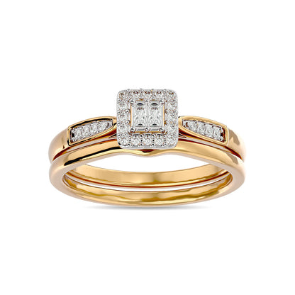 Diamond 1/6 Ct.tw Bridal Ring in 10K Yellow Gold
