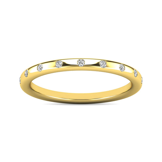 Diamond 1/10 Ct.tw Stackable Ring in 14K Yellow Gold