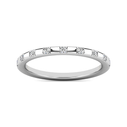 Diamond 1/10 Ct.tw Stackable Ring in 10K White Gold