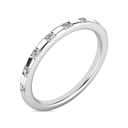 Diamond 1/10 Ct.tw Stackable Ring in 10K White Gold