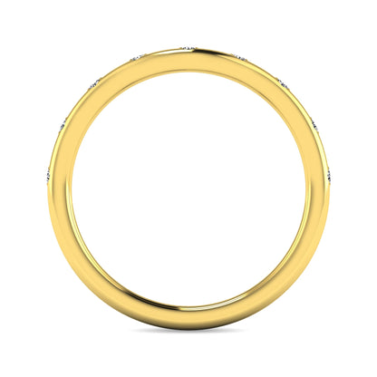 Diamond 1/10 Ct.tw Stackable Ring in 10K Yellow Gold