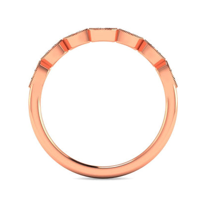 Diamond 1/20 Ct.tw Stackable Ring in 10K Rose Gold
