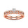 Diamond 1/3 Ct.tw Bridal Ring in 10K Rose Gold
