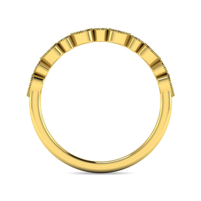 Diamond 1/10 Ct.tw Stackable Ring in 10K Yellow Gold
