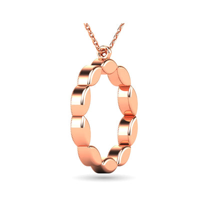 Diamond 1/10 Ct.tw Fashion Pendant in 10K Rose Gold