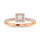 Diamond 3/4 Ct.Tw. Princess Cut Engagement Ring in 14K Rose Gold