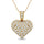 Diamond 1 1/2 Ct.tw Heart Pendant in 10K Yellow Gold