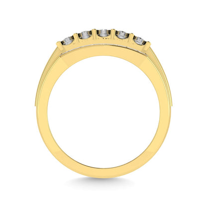 Diamond 1/2 Ct.Tw. Men?s Fashion Ring in 10K Yellow Gold