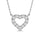 Diamond 1/20 Ct.Tw. Heart Pendant in 10K White Gold