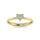 Diamond 1/6 Ct.Tw. Promise Ring in 10K Yellow Gold