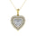 Diamond 3/4 Ct.Tw. Heart Pendant in 10K Yellow Gold