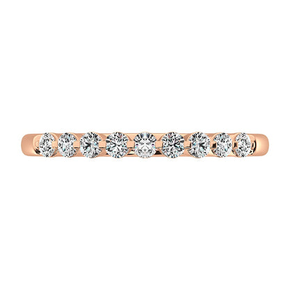 10K Rose Gold 1/4 Ct.Tw. Diamond Stackable Band