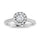 Diamond 1 Ct.Tw. Round Shape Engagement Ring in 14K White Gold
