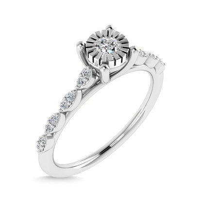 Diamond 1/5 Ct.Tw. Engagement Ring in 14K White Gold